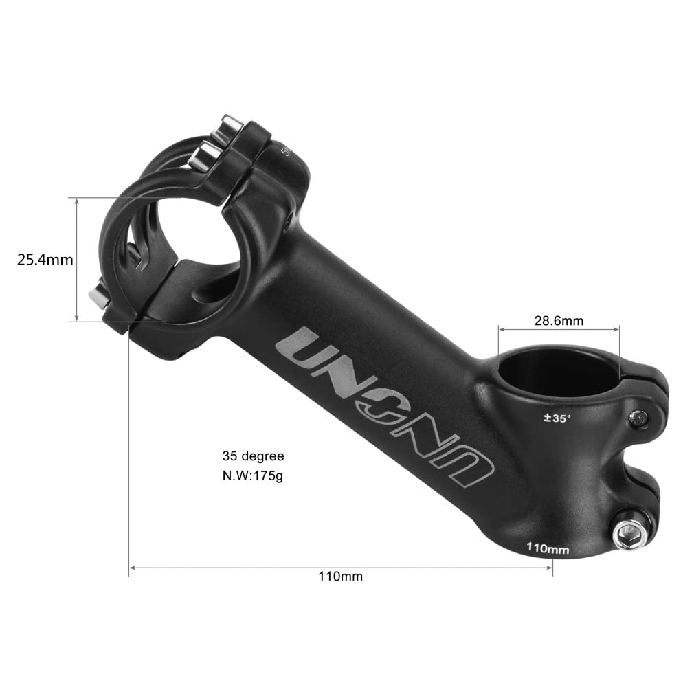 25.4 Stem 110Mm 35 Degree Fomtor Bike Handlebar Stem Riser Mtb Stem For Mountain Bike Road Bike Bmx Mtb