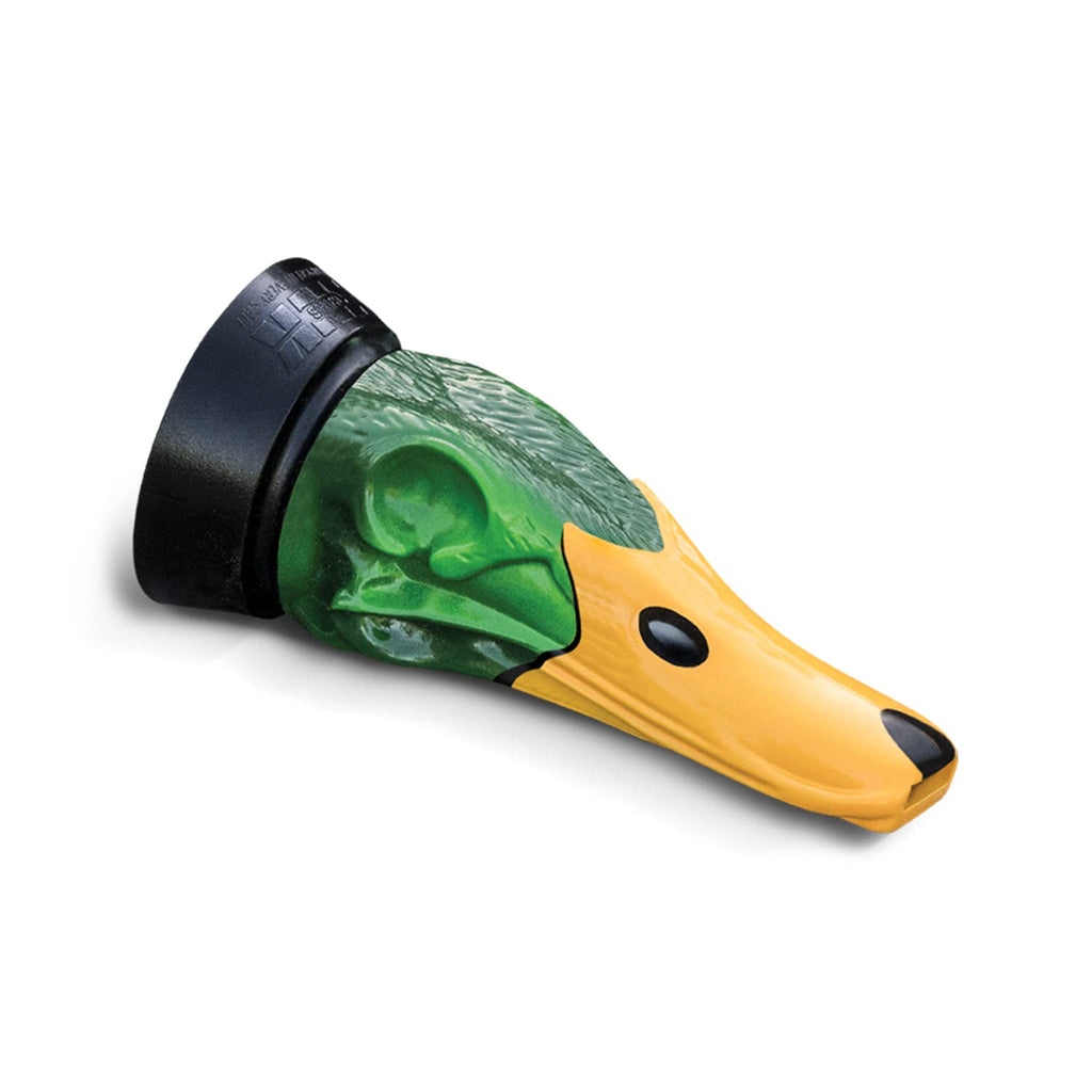 Zink Calls Mallard Drake Whistle Polycarbonate Durable Versatile Realistic Hunting Duck Game Call - Detailed Carving & Easy-Blow