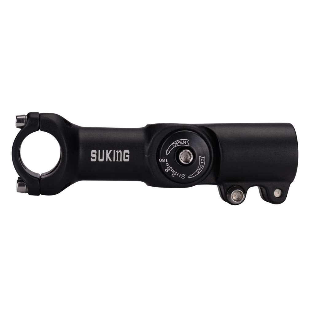 Fomtor 31.8 Adjustable Stem 0~90 Degree 80Mm Mtb Adjustable Bike Stem For 31.8Mm(1.25'') Handlebar Mountain Bike, Road Bike, Fix