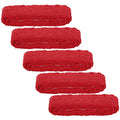 Yonex Ac 402 Ex Cotton Towel Badminton Racket Grip  Red (Pack Of 5)
