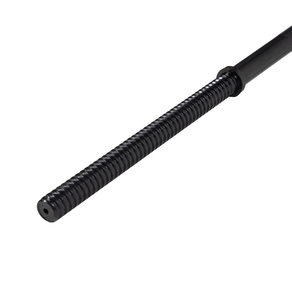 Signature Fitness 5Ft Stardard Barbell With Star Locks, Black