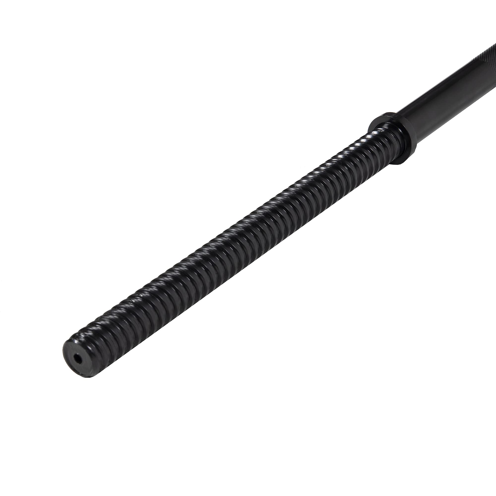 Signature Fitness 5Ft Stardard Barbell With Star Locks, Black