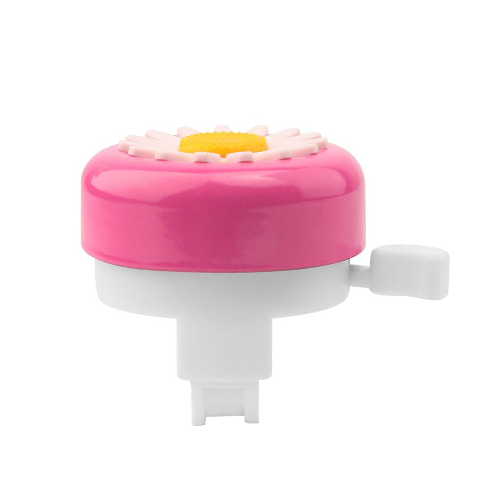 Paliston Kid'S Bike Bell, Bicycle Bell For Girls, Bike Horn, Toddler Bike Bells (Pink & White)