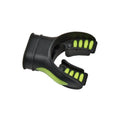 Silicone Mouthpiece W/ Color Tab Replacement Scuba Regulator Comfort Fit Mouth Piece (Black/Yellow)