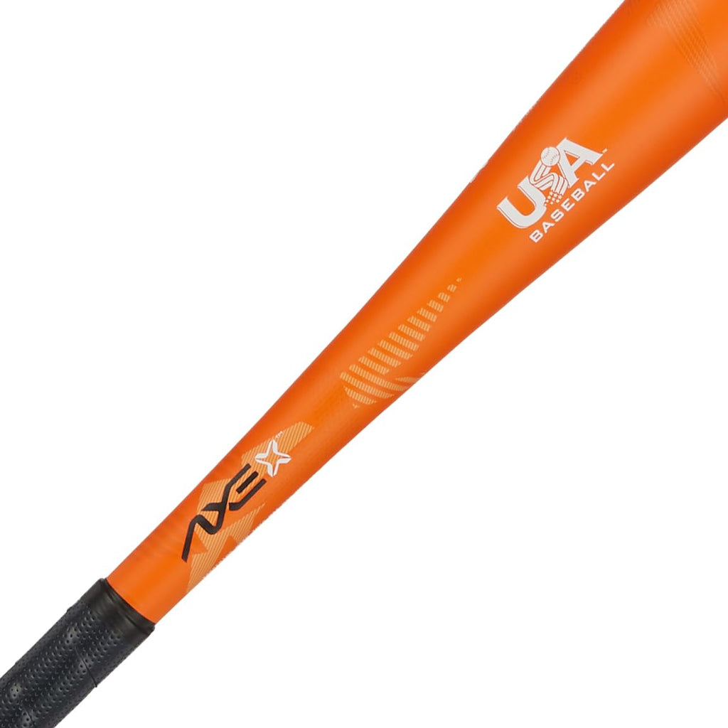 Axe | Strato 2 | Usa Baseball Bat | Drop -10/-8/-5 | 1-Piece Alloy | 2 5/8'' Barrel | Orange/Black (-10, 29'')
