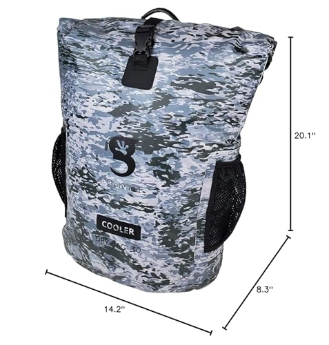 Geckobrands Backpack Dry Bag Cooler