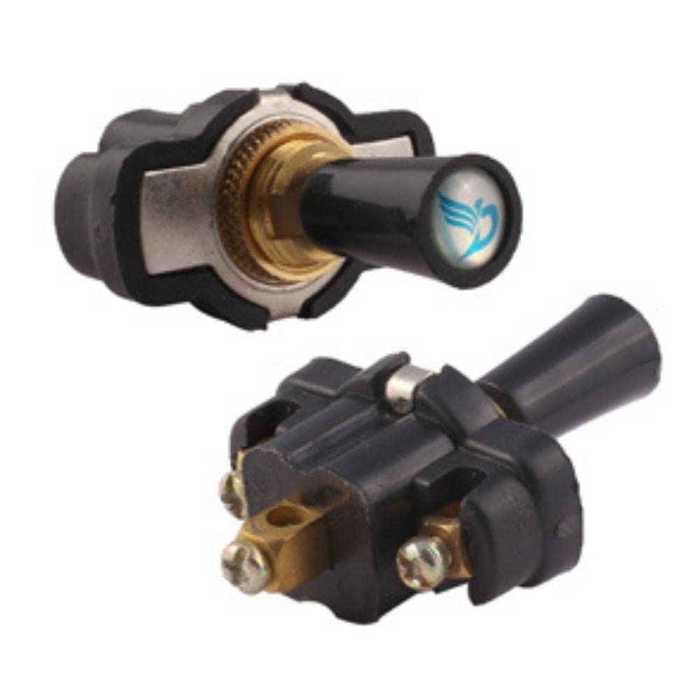Deutsche Universal On~Off~On Push Pull Toggle Switch | Big Knob | Stable Output | Superior Durability | Work On Both Ac And Dc |