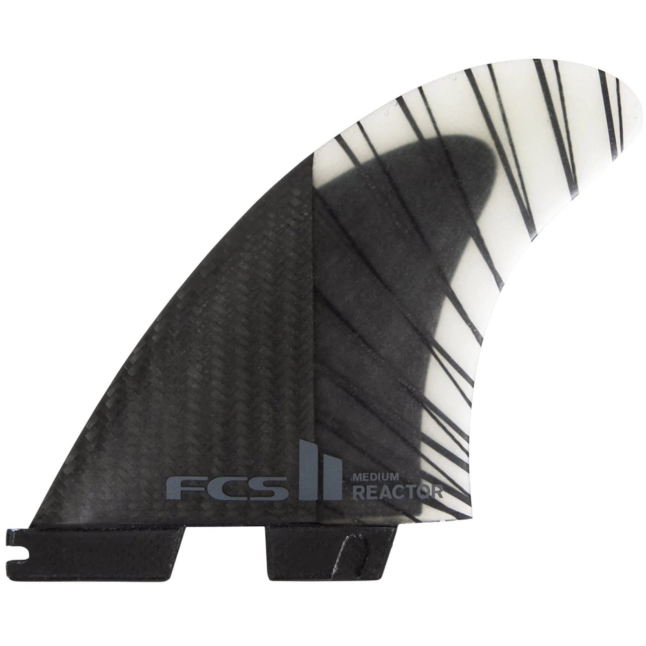 Fcs Ii Reactor Performance Core Carbon Tri Fin Set - Black/Charcoal - L