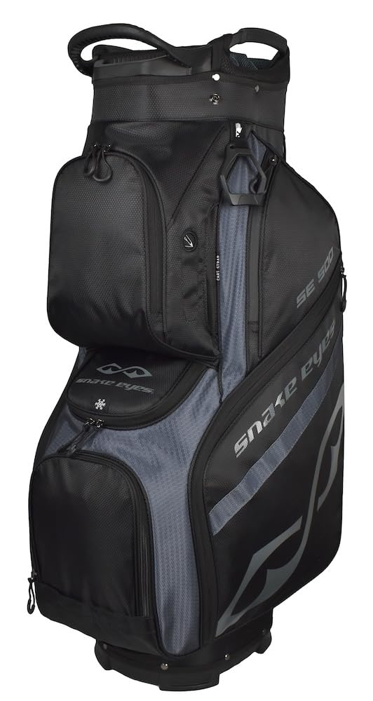 Snake Eyes SE500 14 Way Divider Golf Cart Bag Gray/Black