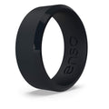 Enso Rings Bevel Classic Silicone Wedding Ring - Hypoallergenic Unisex Wedding Band - Comfortable Band For Active Lifestyle - 8M