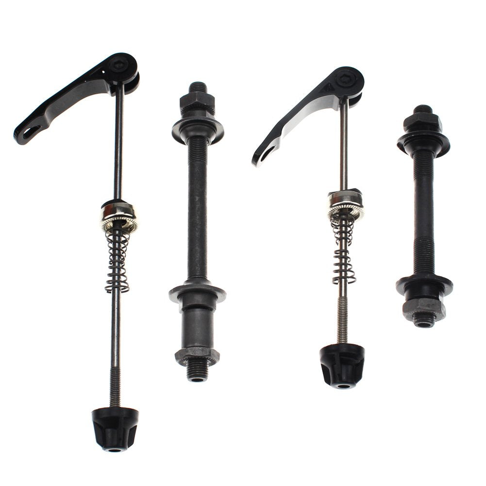 Bike Axle Cysky Quick Release Skewer Front Rear Bicycle Axle Wheel Hub Fit For Road Bike, Mountain Bike, Mtb, Bmx (1 Pair)