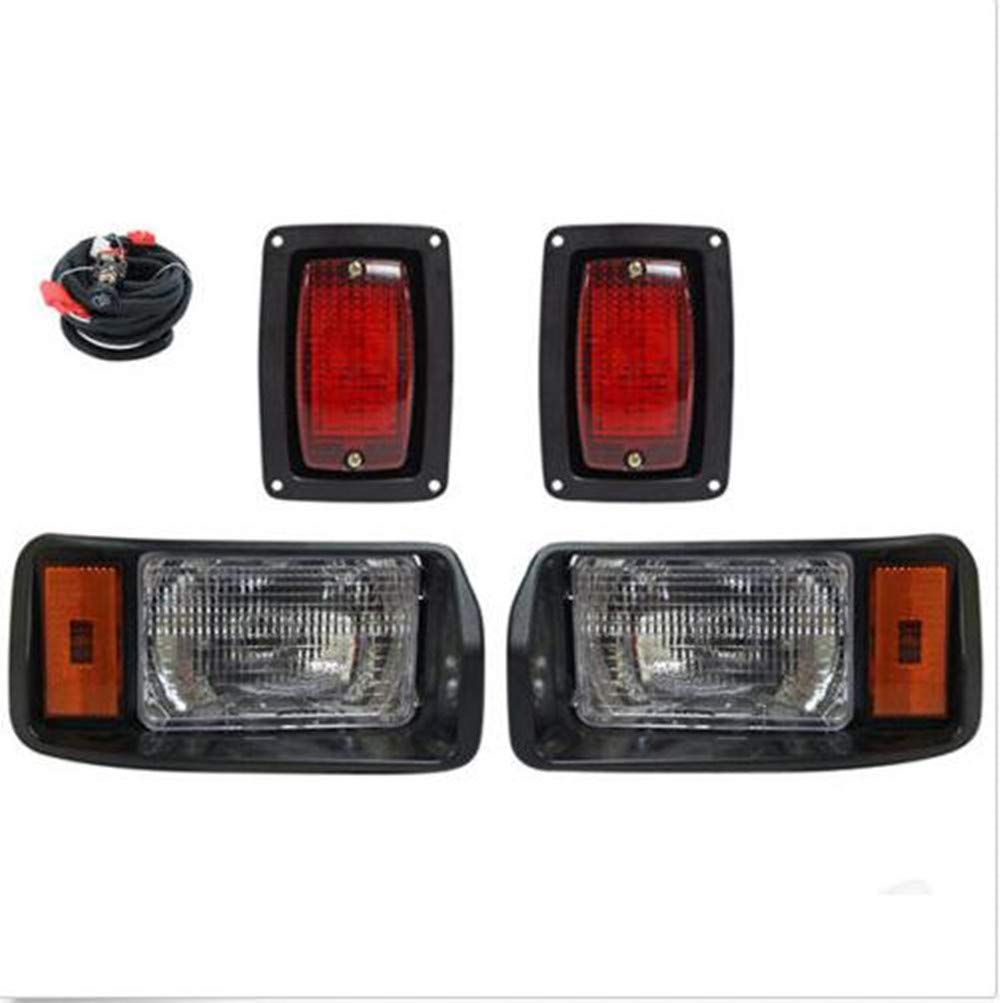 Club Car DS Light Kit for 1993-UP Golf Cart Factory style I OEM Basic Headlight & Taillight Kit with wires