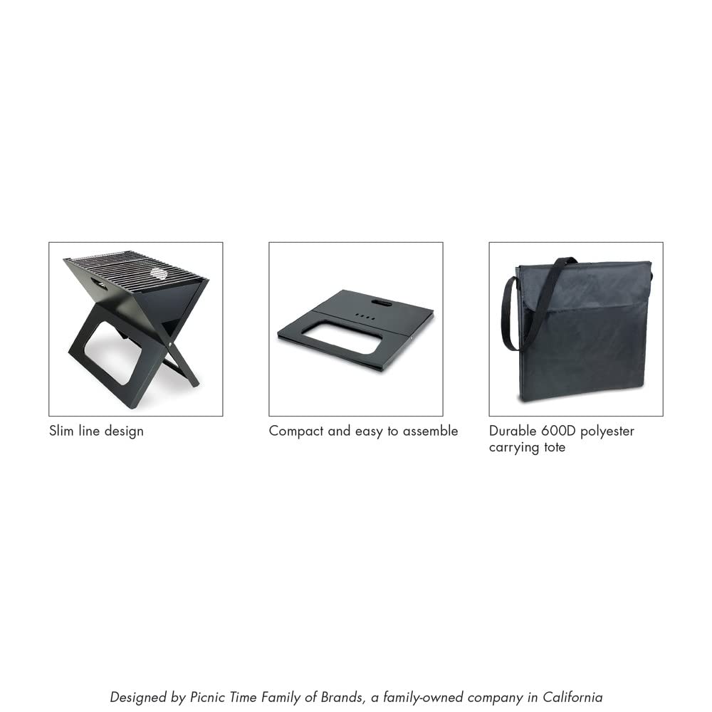 Nfl Los Angeles Chargers X-Grill Portable Grill - Camping Grill - Small Charcoal Grill For Tailgating