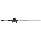 Abu Garcia Vengeance Low Profile Baitcast Reel And Fishing Rod Combo, Black/Silver, 7' - Medium Heavy - 1Pc- Right-Handed