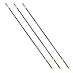 Safari Choice Three 35'' Bowfishing Arrows With Broadheads, Black