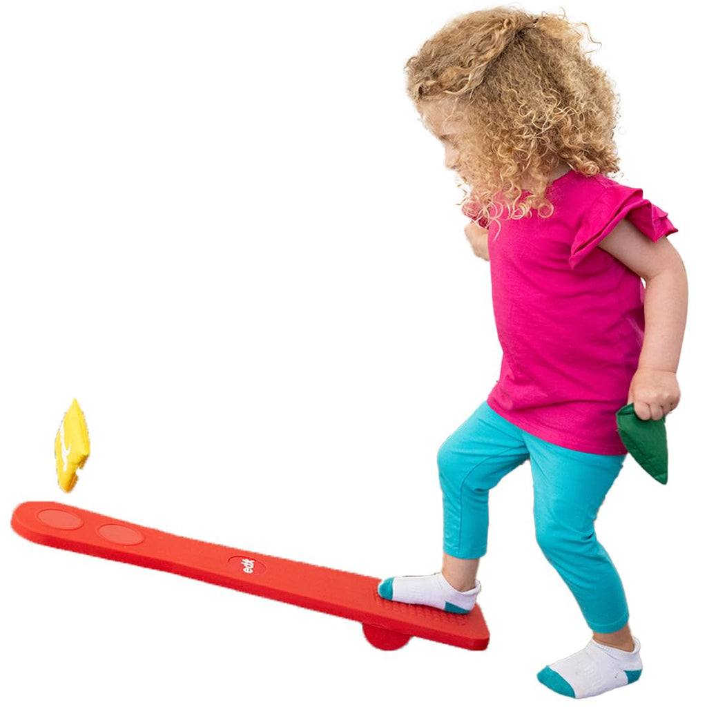 Edxeducation Joey Jump - Activity For Kids Physical Play - Stomp And Catch Board - Learn To Catch - Build Coordination
