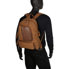 Retro Vintage Airman'S Rucksack - Khaki