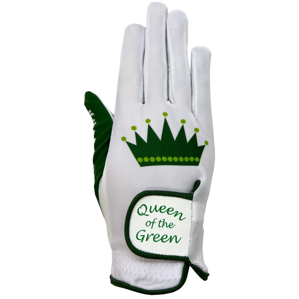Giggle Golf Women'S Golf Glove (Small, Worn On Right Hand, Queen Of The Green (New))