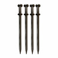 Moose Supply Double Head Tent Stakes - Heavy Duty Steel Tent Stakes, Versatile Ground Spikes To Anchor Commercial Inflatables, P