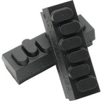 Kool-Stop Ks-W6B Weinmann 6-Dot Brake Shoes Black 4/Bg