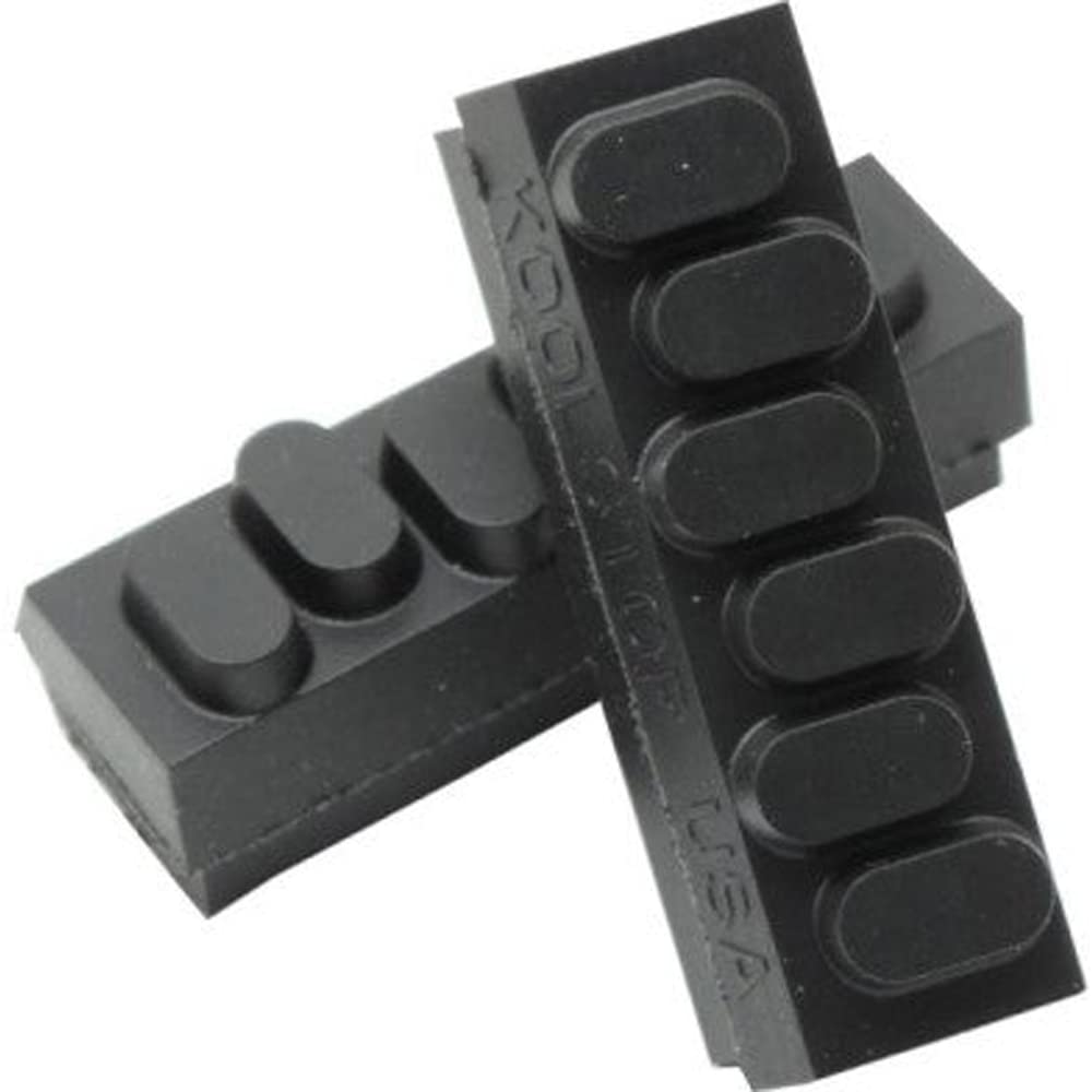 Kool-Stop Ks-W6B Weinmann 6-Dot Brake Shoes Black 4/Bg