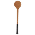 Wooden Tennis Sweet Point Trainer, Tennis Pointer Racket Spoon Training Aid Accessory for Swing Practice with Storage Bag (Stand