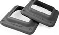 Yes4All Aerobic Exercise Workout Step Platform Health Club Size with 2 Adjustable Risers Included and Extra Risers Options - Gre