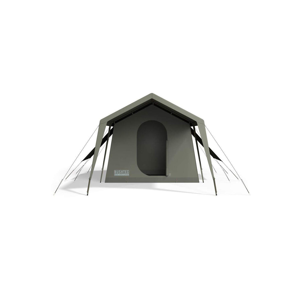 Delta Zulu Combo Canvas 4 Person Chalet Tent With Gazebo. Modular Basecamp Tent Solution With Waterproof Ripstop Military Grade