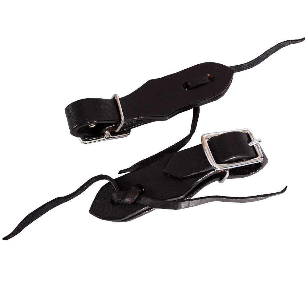 Hilason Black 3/4'' Slobber Straps For Rein-Water Loop Ties Quick Change Buckle Black  Slobber Straps  Slobber Straps For Horses