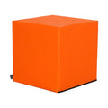 ATORSE Yoga Cube Stool Sofa Bench Footstool Block for Workout Office Dressing Table Orange