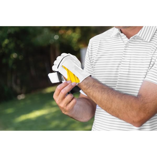 Sklz Mens Smart Glove Left Hand Golf Glove, Large, White
