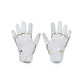 Under Armour Men'S Harper Baseball Gloves, (100) White/White/Metallic Gold, Xx-Large