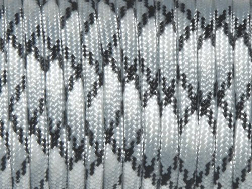7 Strand Core 550Lb Paracord Parachute Cord Lanyard Mil Spec Type Iii-100Ft (Gray Camo(72#))