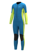 Hevto Wetsuits Kids Child Boy Girl Youth Toddler 2Mm Neoprene Full Wet Suits Keep Warm Front Zip For Surfing Swimming Diving (K1