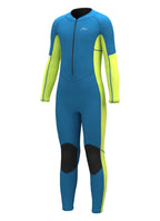 Hevto Wetsuits Kids Child Boy Girl Youth Toddler 2Mm Neoprene Full Wet Suits Keep Warm Front Zip For Surfing Swimming Diving (K1