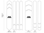All Mountain Style Ams High Impact Frame Guard Full - Protects Your Bike From Scratches And Dings, Stranger Things Upsidedown Bl