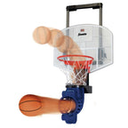 Franklin Sports Over The Door Basketball Hoop With Ball Return - Game Room Ready - Shatter Resistant - 2 Mini Basketballs - Acce