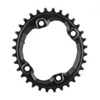 Absoluteblack Shimano Oval Traction Chainring Black/96 Bcd (M8000 Xt), 32T