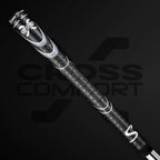 Superstroke Cross Comfort Golf Club Grip, Black/Gray (Oversized) | Soft & Tacky Polyurethane That Boosts Traction | X-Style Surf