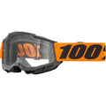 100% Accuri 2 OTG Goggles OSFM Orange/Clear Lens