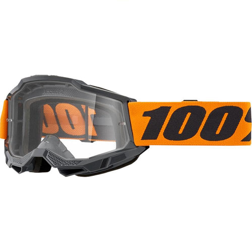 100% Accuri 2 OTG Goggles OSFM Orange/Clear Lens