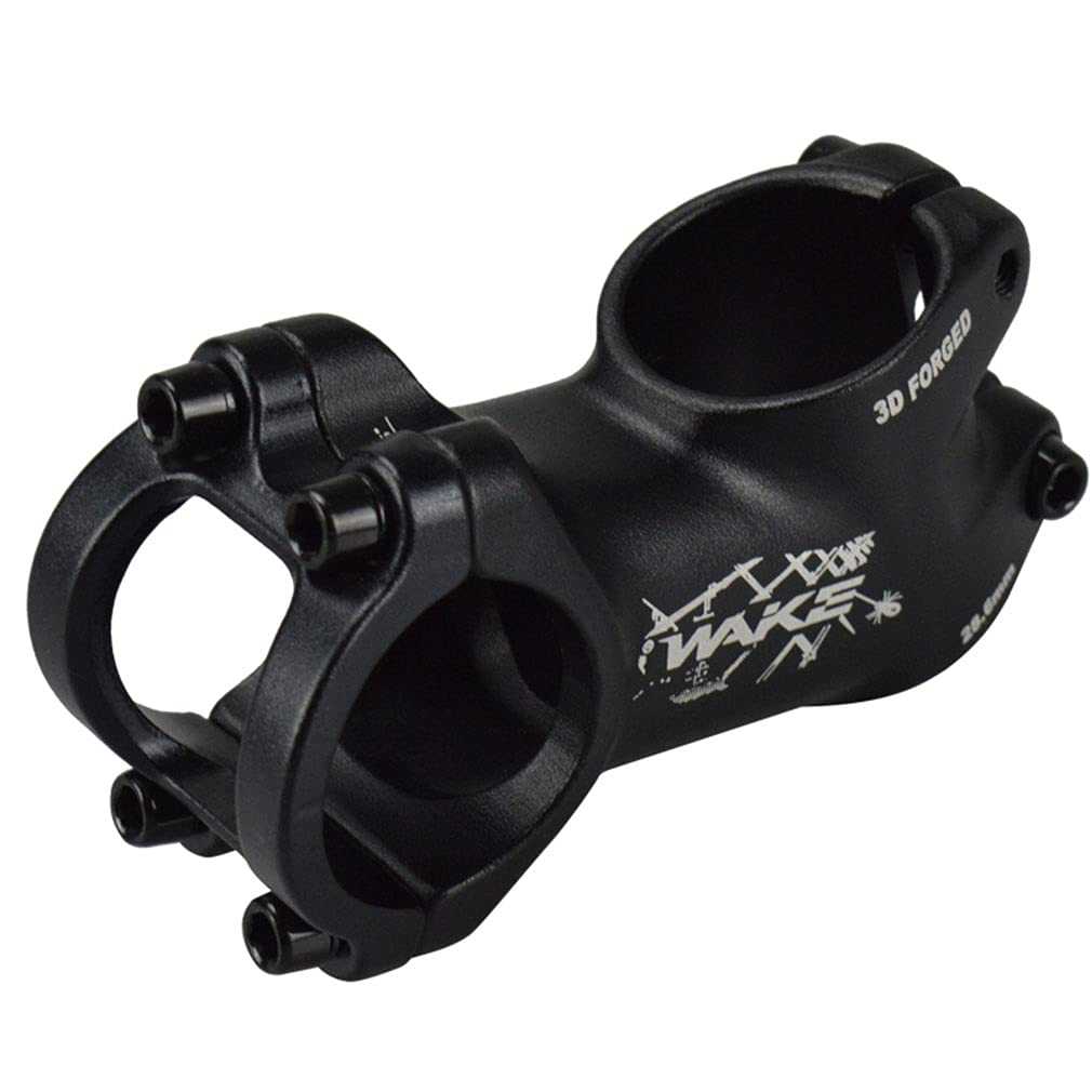 Mtb Stem 31.8 Stem 60Mm 25 Degree Wake Mountain Bike Stem Short Handlebar Stem For Most Bicycle, Road Bike, Mtn, Bmx, Fixie Gear