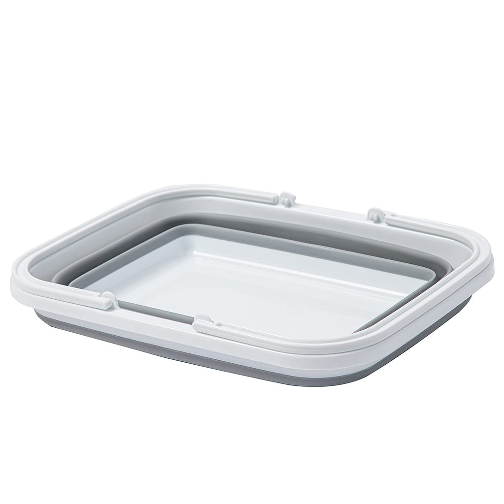 Autodeco 2 Pack Collapsible Sink With Handle Towel, 2.37 Gal / 9L Foldable Wash Basin For Washing Dishes, Camping, Hiking And Ho