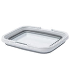 Autodeco 2 Pack Collapsible Sink With Handle Towel, 2.37 Gal / 9L Foldable Wash Basin For Washing Dishes, Camping, Hiking And Ho