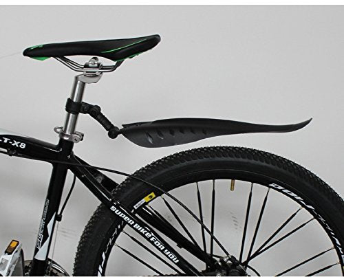 Bluesunshine Adjustable Road Mountain Bike Bicycle Cycling Tire Frontrear Mud Guards Mudguard Fenders Set (Black)