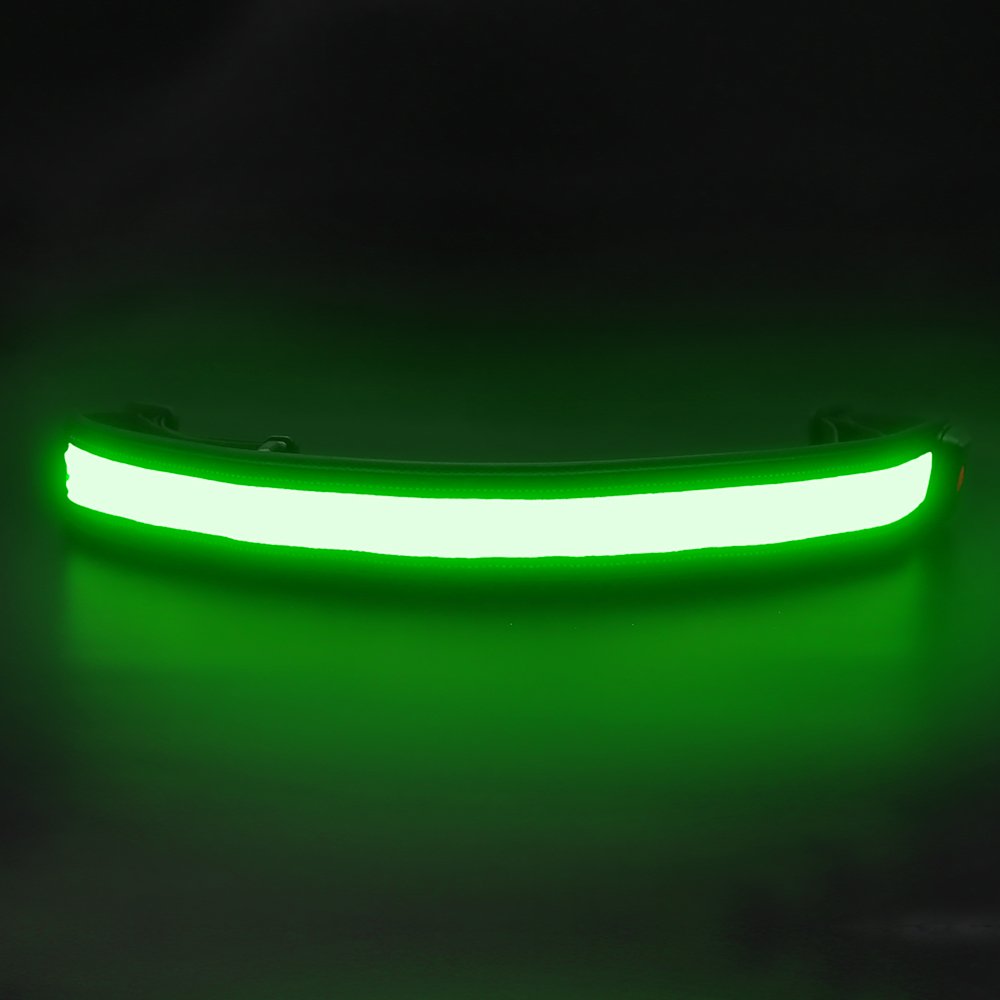 Bseen Led Running Waist Belt - Usb Rechargeable Reflective Glowing Led Waistband For Runners, Joggers, Walkers, Pet Owners, Cycl