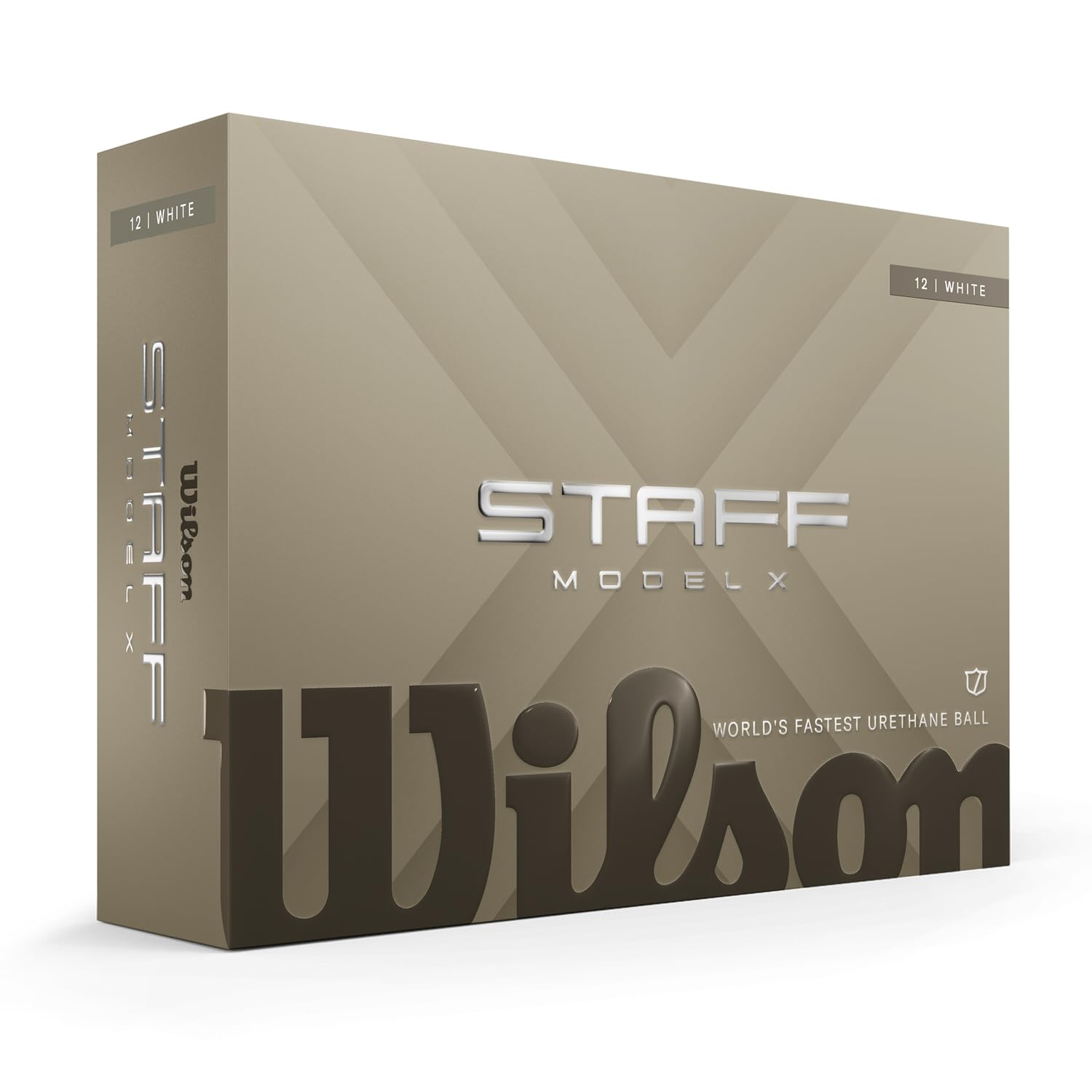 WILSON 2026 Staff Model X Golf Balls- 12 Balls, White