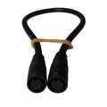 NULKOMMA 6-Pin Female to Female Extension Cable for Ebike Headlights,6 Pin Female M8 Waterproof Connector, 8.26 Inches Length