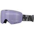 Giro Contour RS Ski Goggles - Snowboard Goggles for Men & Women - Black/Grey Botanical Lux Strap w/VIVID Haze/VIVID Infrared Len