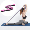 Enakshi Yoga Pull Strap Fitness Stretching Band Resistance Loop Pink_8 Loops|Sporting Goods | Fitness, Running & Yoga | Fitness
